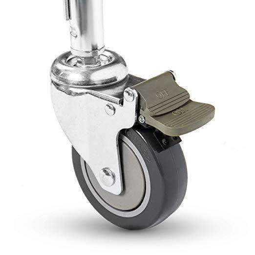 DMI Rolling Shower Padded Transport Chair with Commode Opening - Senior.com Commodes