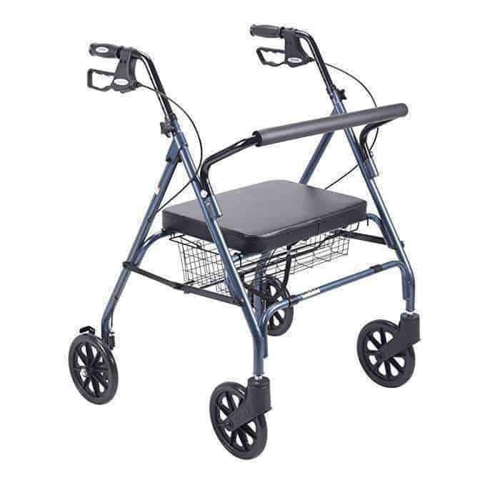 Drive Medical Go-Lite Heavy Duty Bariatric Steel Rollators - Senior.com Rollators