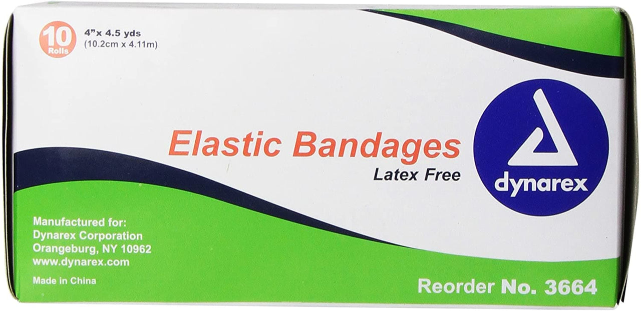 Dynarex Elastic Wrap Bandages with Clips - 4 Sizes - Senior.com Bandages