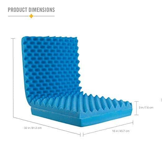 DMI Convoluted Egg Crate Wheelchair Seat Cushions - Senior.com Wheelchair Cushions