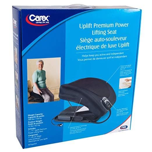 Carex Health Brands Premium Power Lifting Seat - 100% Electric Lift Up To 300 lbs - Senior.com Stand Assist Aids