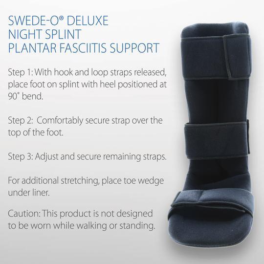 Core Products Swede-O Deluxe Night Splint - Senior.com Ankle Support
