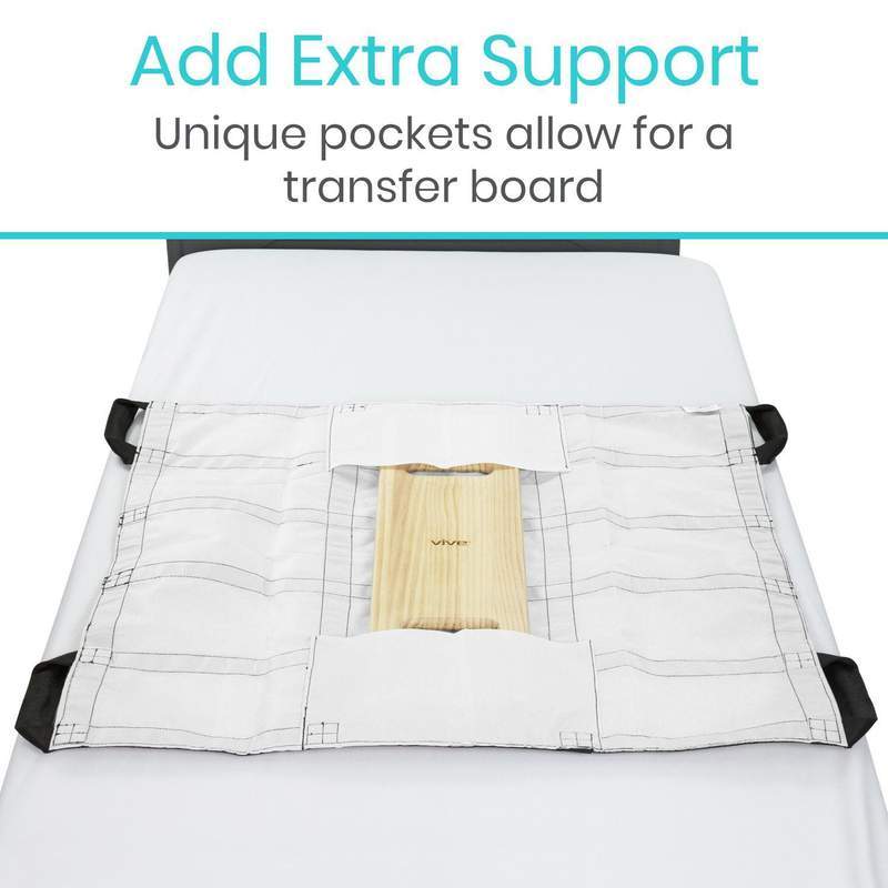 Vive Health Patient Transfer Blanket - Durable & Machine Washable - Senior.com Patient Transfer Sheets