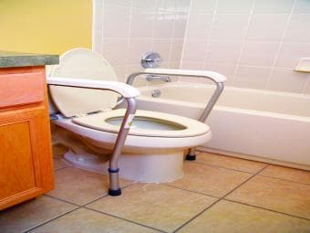 Essential Bath Safety Stand Alone Toilet Rails