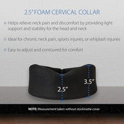 Core Products 2" Foam Cervical Collar Univ. - Senior.com Neck Support
