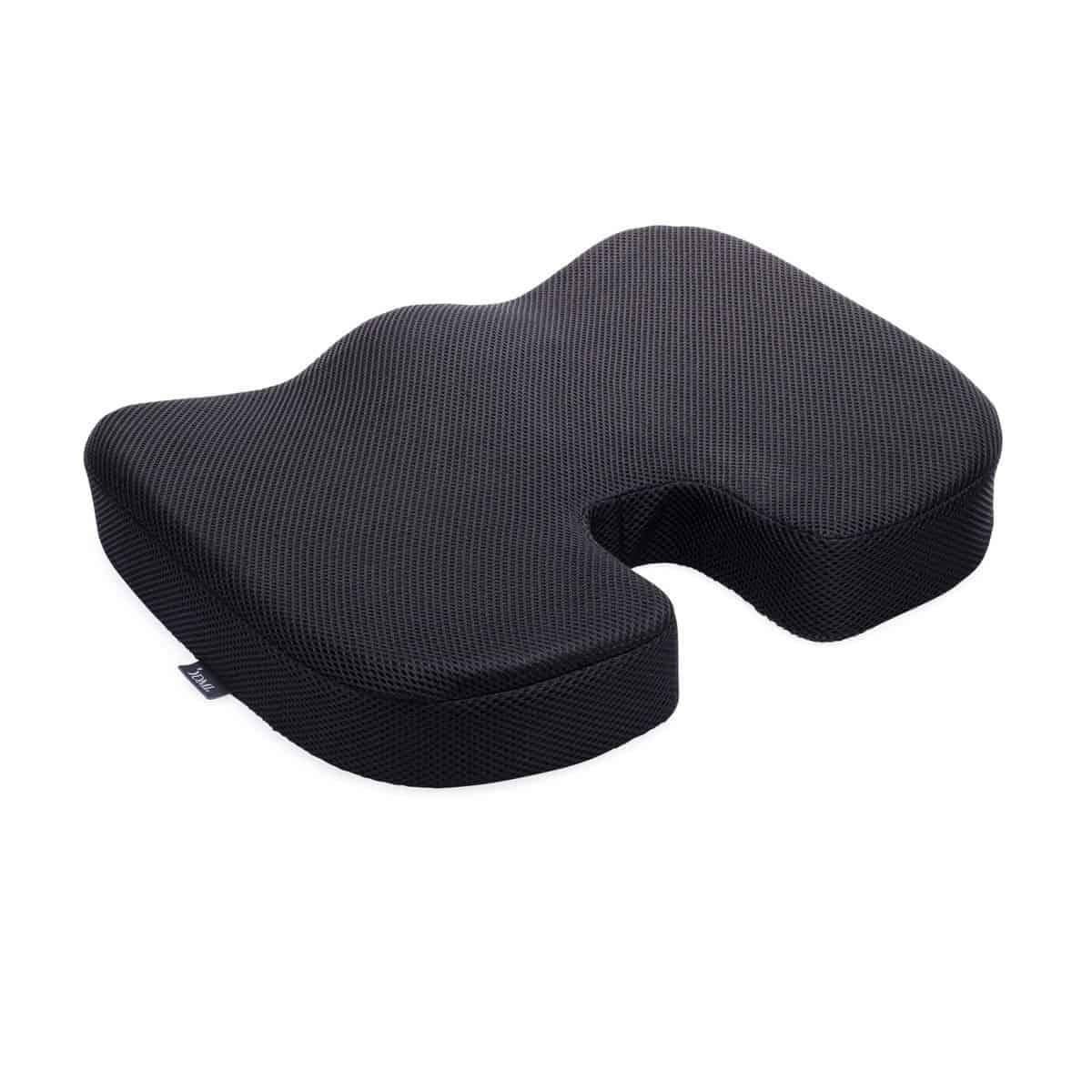 DMI Memory Foam Coccyx Seat Cushion Pillow - Black