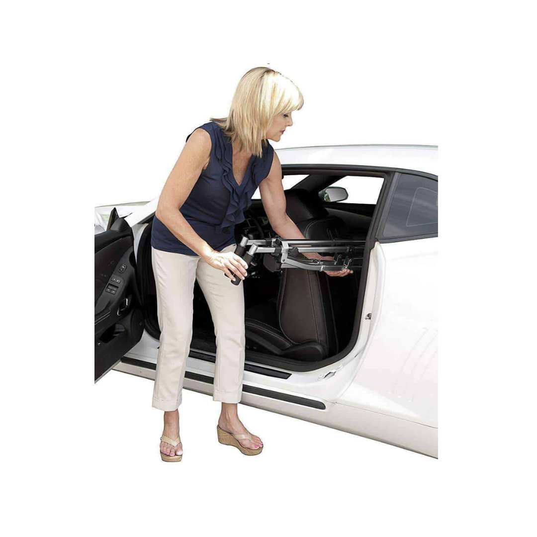 Stander EZ Fold-N-Go Lightweight Folding Travel Walker - Only 8 lbs - Senior.com walkers