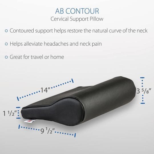 Core Products Ab Contour Pillow Vinyl Cover - Open box - Senior.com Neck Support