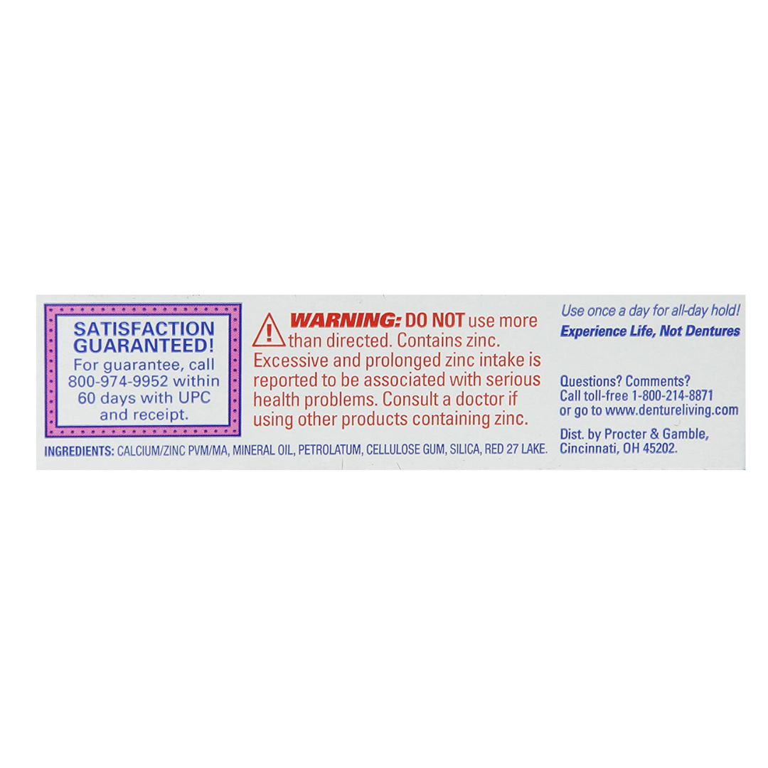 Fixodent Original Denture Adhesive Cream 1.4 Oz - Senior.com Denture Adhesives