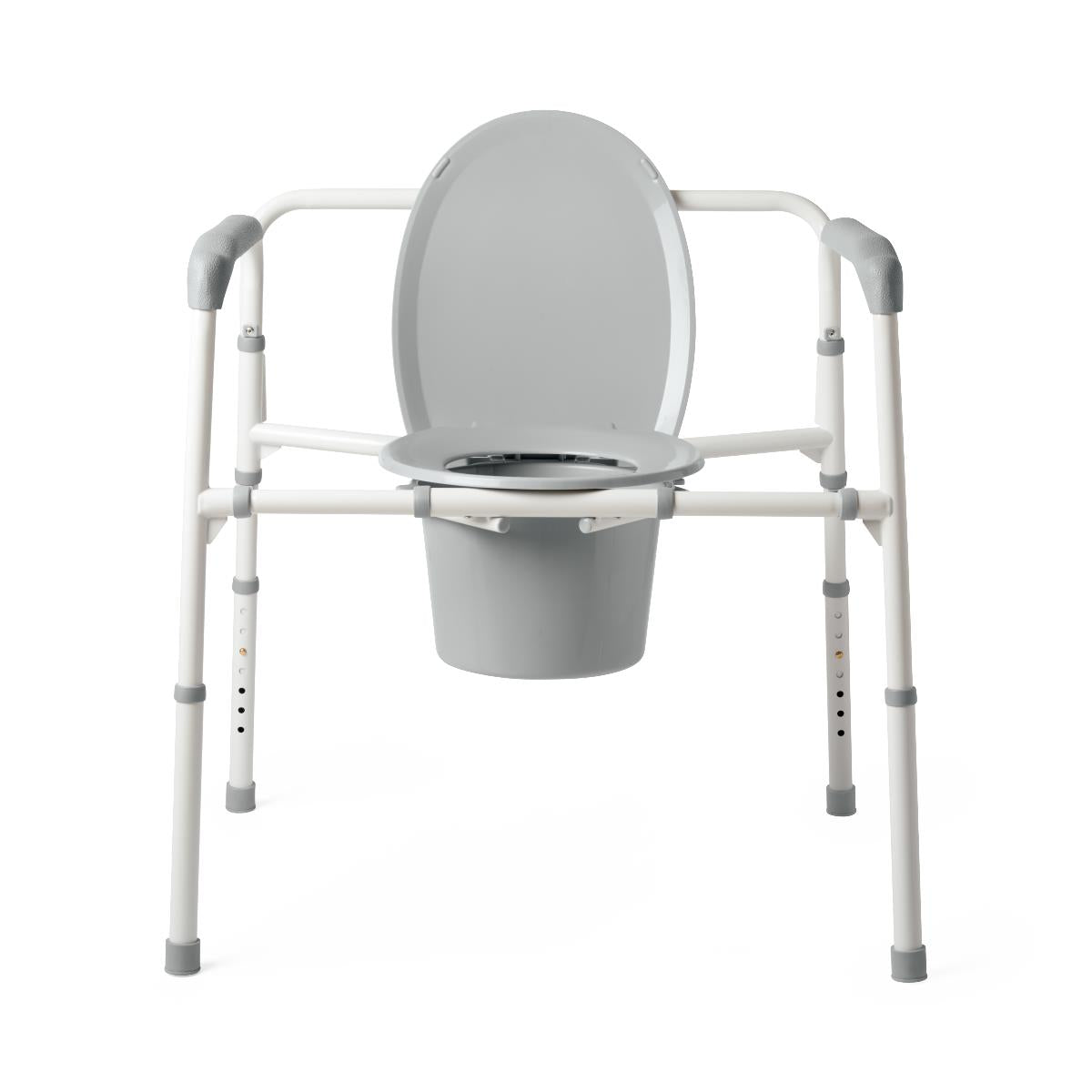 Medline Steel Extra Wide Bariatric Folding Commode - Senior.com Commodes