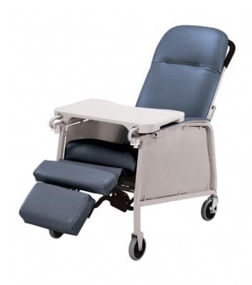 Lumex Three Position Geri Recliner -Clinical Therapy Dining Chairs - Senior.com Recliners