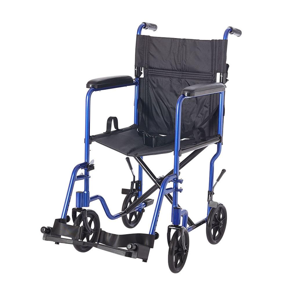 Lifestyle Mobility Aids 19" Aluminum Companion Transport Chair - Senior.com Transport Chairs