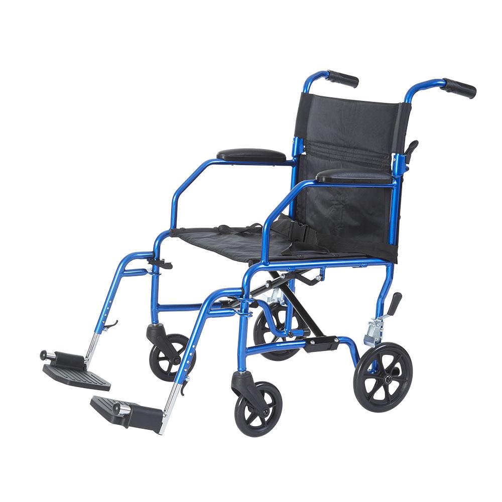 Lifestyle Mobility Aids Super Lite 19" Aluminum Companion Transport Chair - Senior.com Transport Chairs