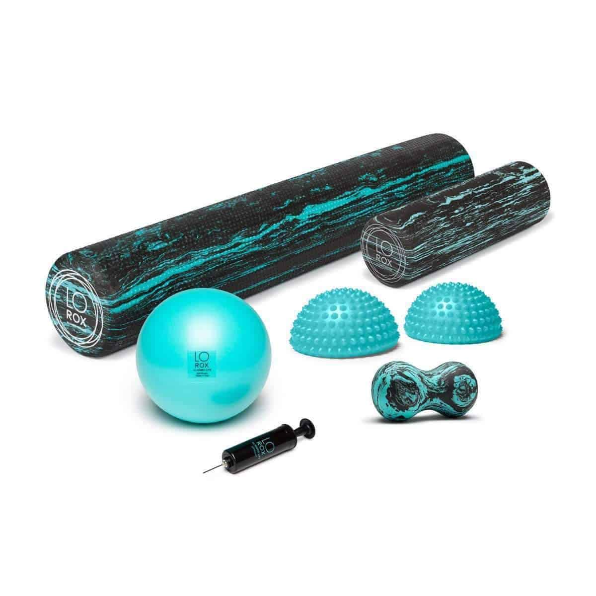 LoRox Aligned Life Set - Includes Aligned Rollers, Infinity Roll, Domes, & Sphere - Senior.com Foam Rollers