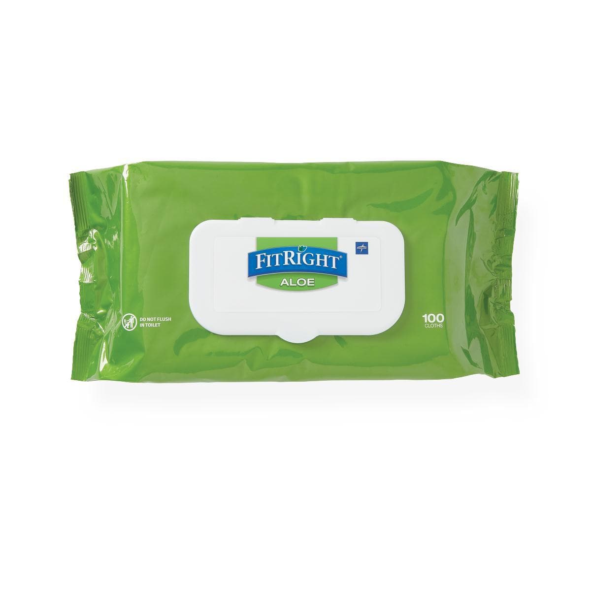 FitRight Large Personal Cleansing Wipes - Aloe Scented - Packs of 100 - Senior.com Cleansing Wipes