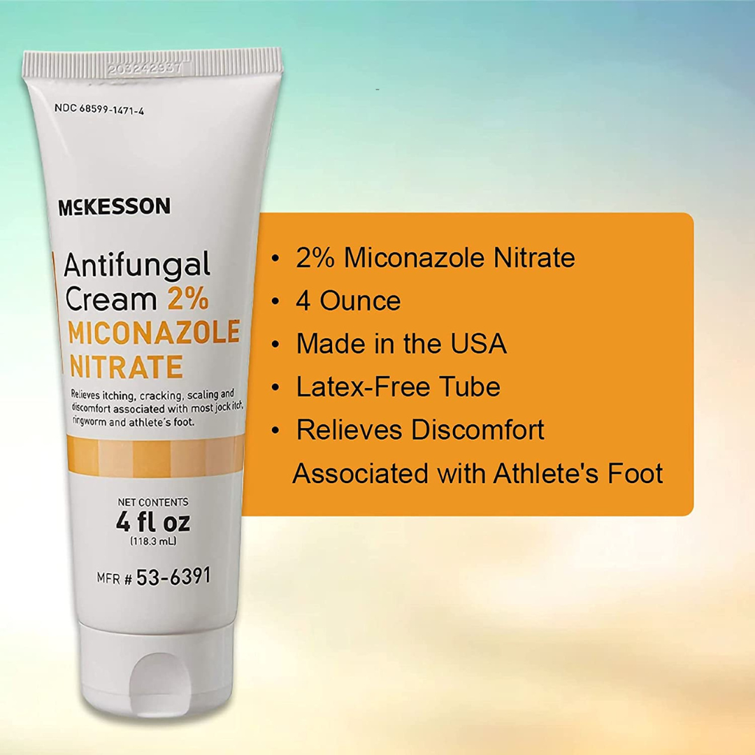 McKesson Antifungal 2% Strength Cream - 4 oz. Tube - Senior.com Anti Fungal Creams