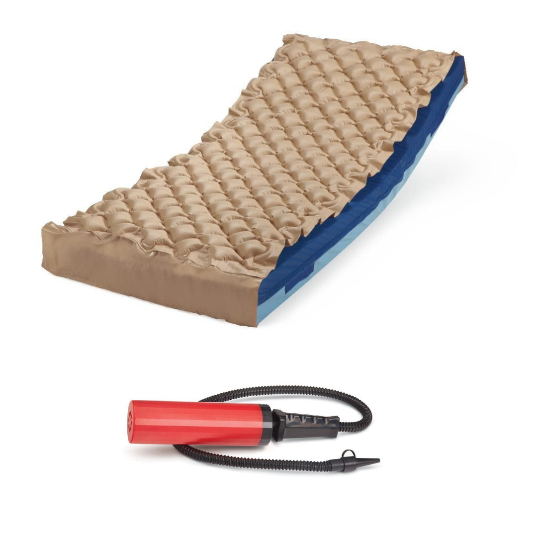 Medline AirOne Homecare Alternating-Pressure Pad with Hand Pump - 33" x 68" - Senior.com Alternating Pressure Pads