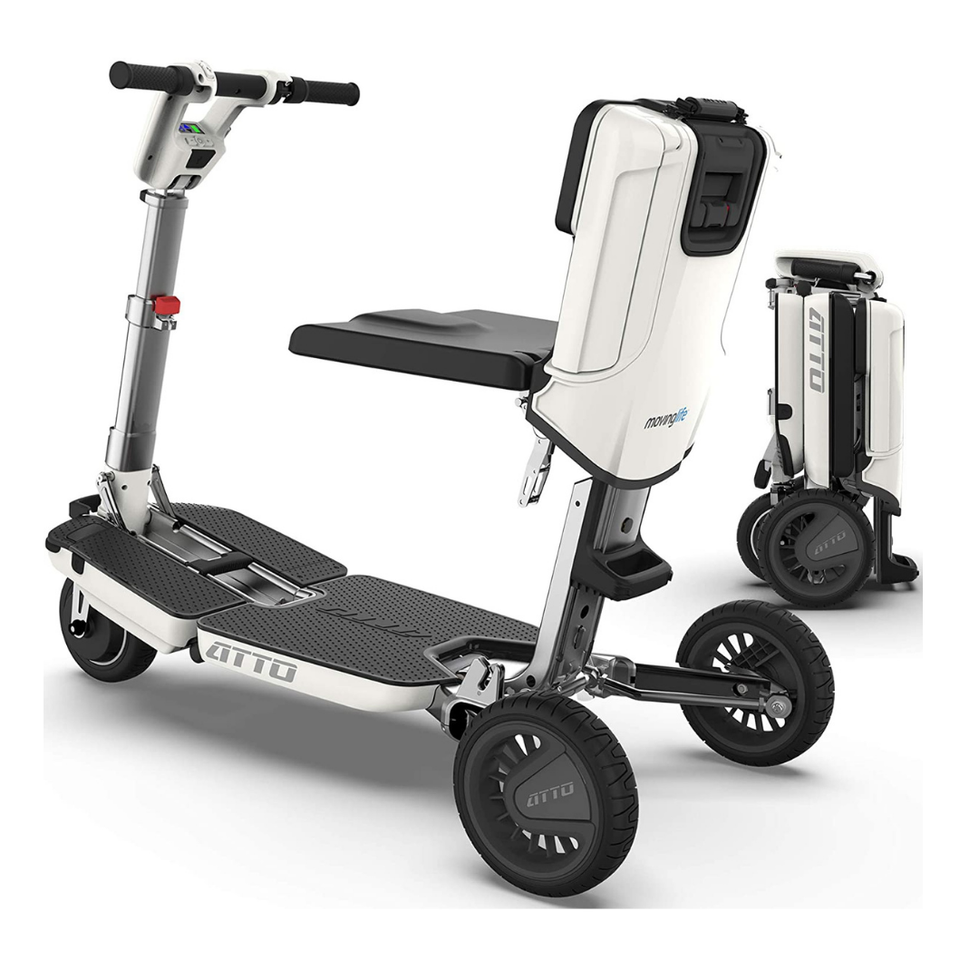 Moving Life ATTO Full-Size Folding Travel Scooter - Airline Approved - Blowout - Senior.com Scooters