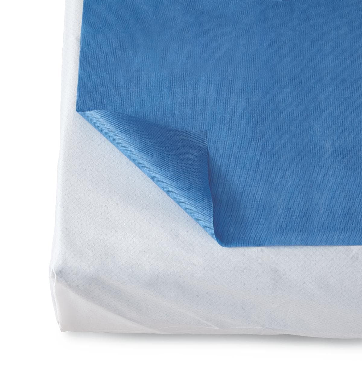 Medline Disposable SMS Flat Bed Sheets - Dark Blue 40" x 84" - Senior.com