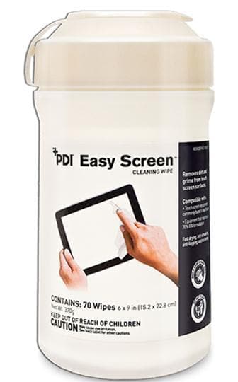PDI Easy Screen Touchscreen Cleaning Wipes - Large 6" x 9" - Senior.com Screen Cleaners