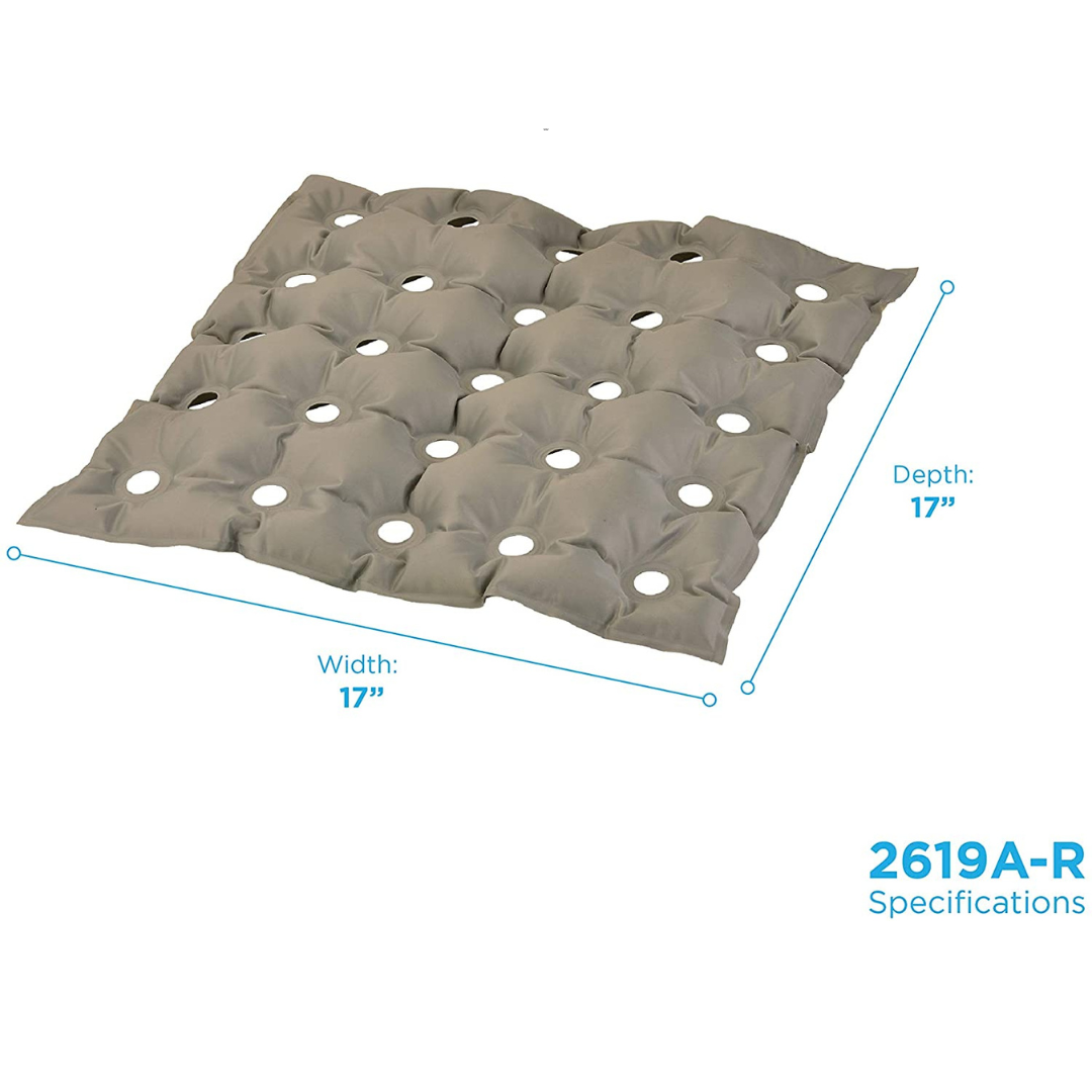 Nova Medical Air Inflatable Seat Cushion with Hand Pump - Senior.com Wheelchair Cushions