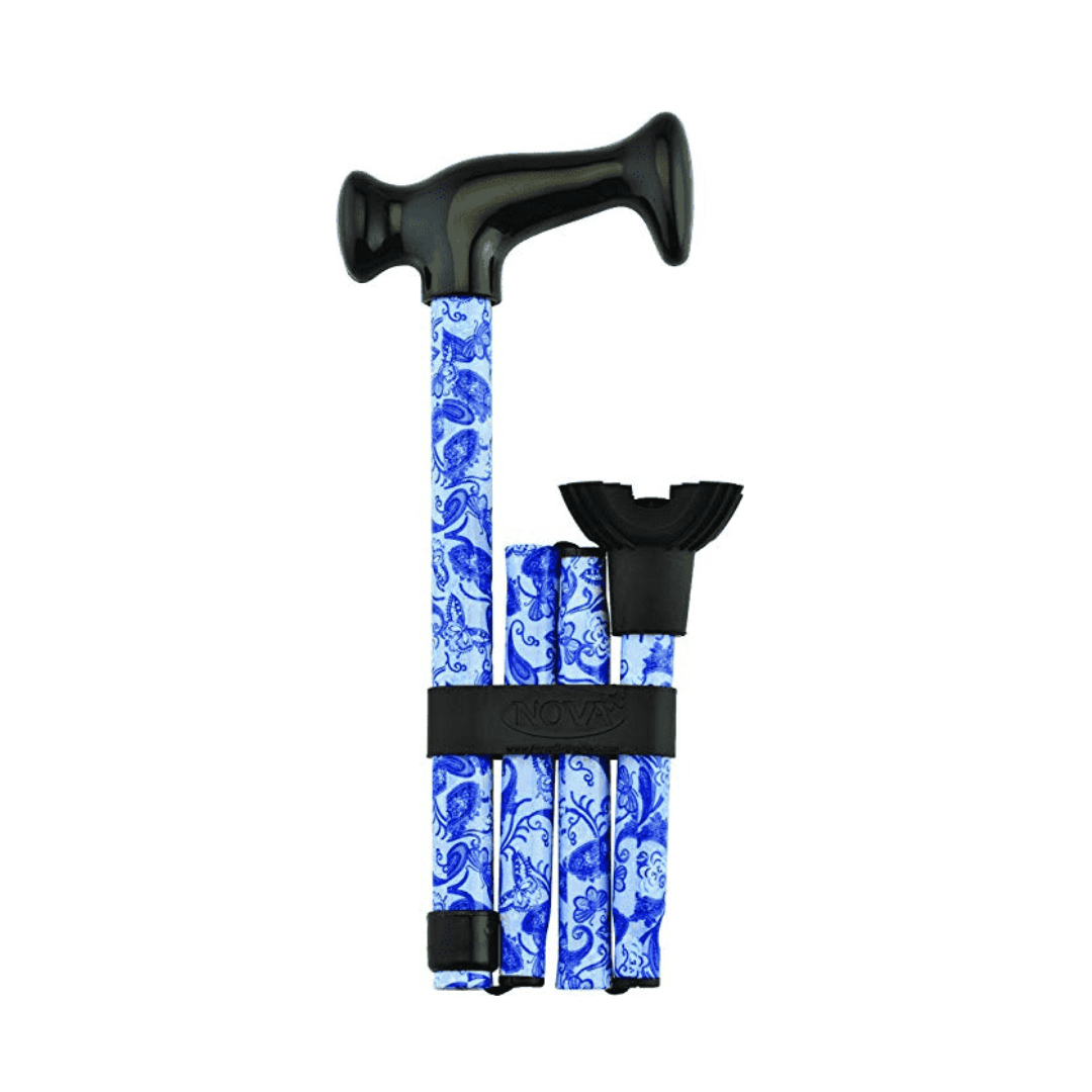 Nova Medical Lightweight Folding Canes with Mini Quad Tips - Senior.com Canes