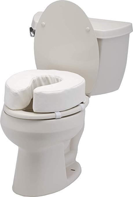 Nova Medical Padded Toilet Seat Cushions - For Standard and Elongated Toilet Seats - Senior.com Toilet Seat Risers