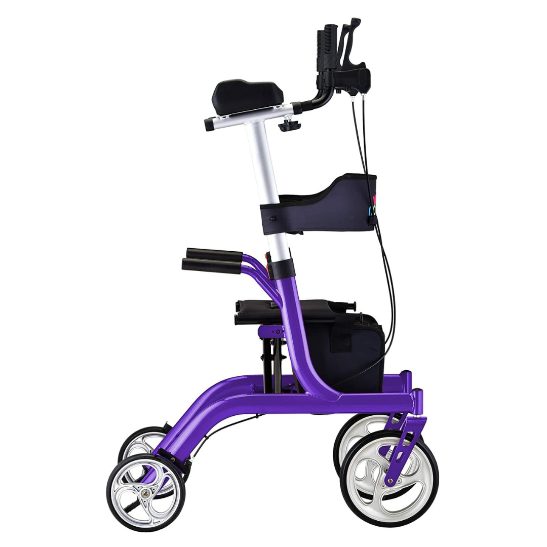 Nova Medical 4801 Phoenix Rise UP Rollator - Upright Rolling Walker - Senior.com Upright Walkers