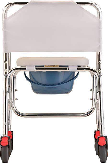 Nova Medical 8800 Shower Commode with Wheels - Senior.com Commodes