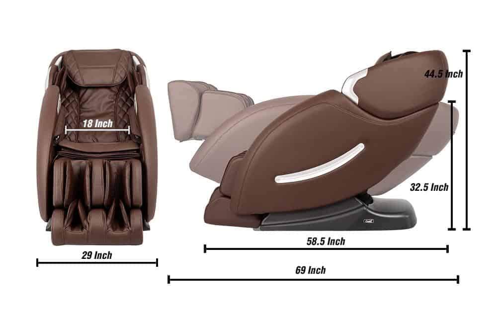 Osaki OS-4000XT Full Body Reclining Massage Chair with LED Light Control - Senior.com Massage Chairs