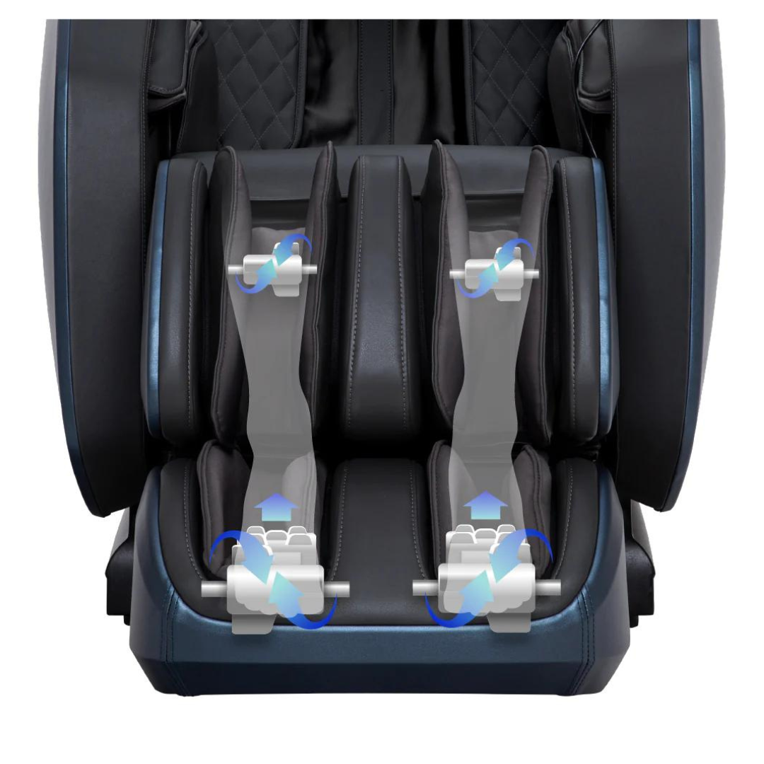 Osaki OS-Highpointe 4D SL-Track Massage Chair with Ultra Long Extension, 3 Rollers Foot and Calf Massage - Senior.com Massage Chairs