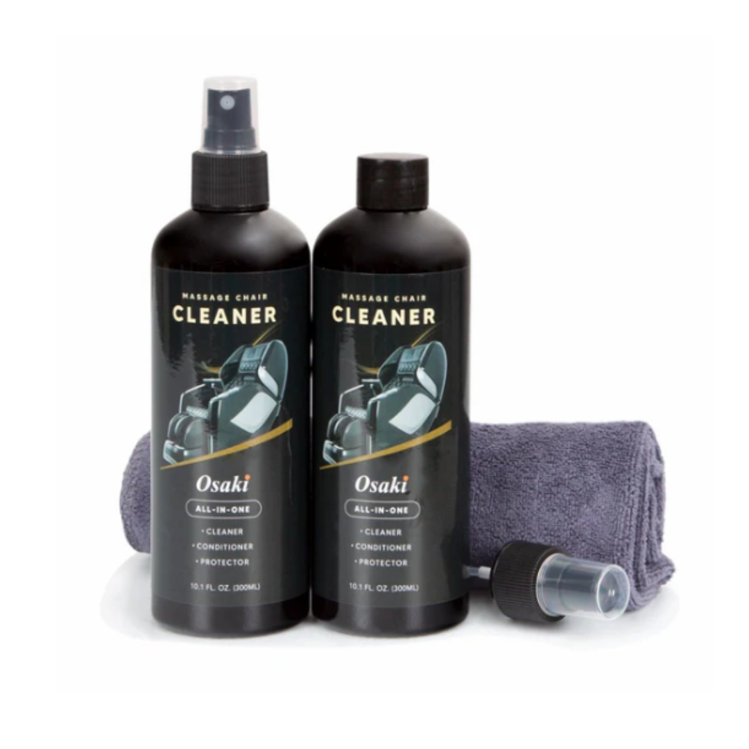Osaki Massage Chair Cleaning Kit - Cleaner, Conditioner & Protector - Senior.com Massage Chair Cleaners