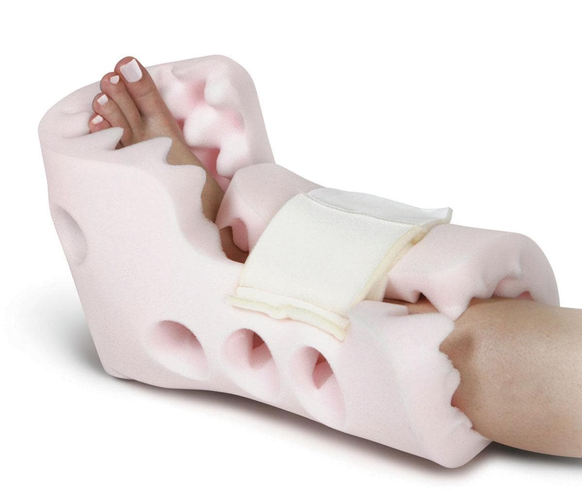 Medline Convoluted Foam Boots with Hook & Loop Closure - Pack of 2 - Senior.com Heel Protectors