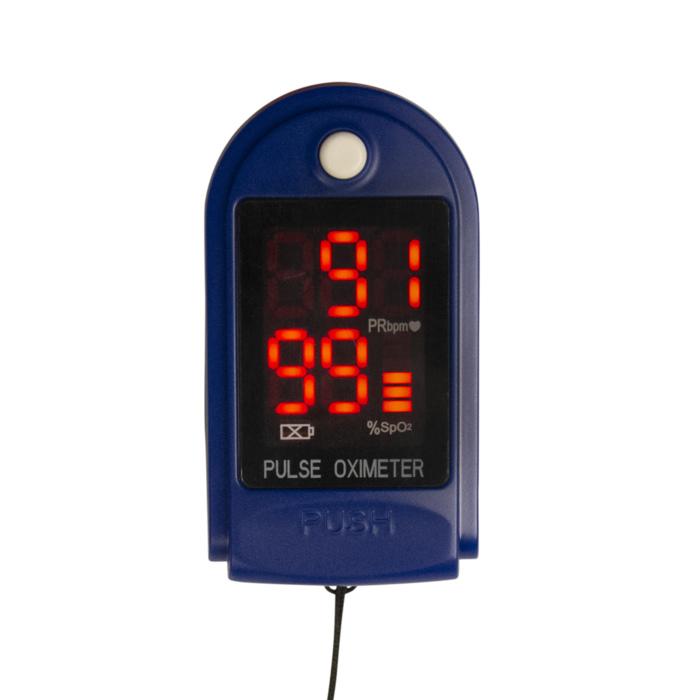 Roscoe OTC Fingertip Pulse Oximeter with Lanyard - Senior.com Fingertip Pulse Oximeters