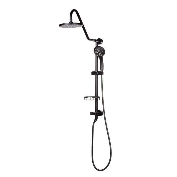 Pulse ShowerSpas Kauai III Shower System with 8" Rain Showerhead, 5-Function Hand Shower, Adjustable Slide Bar and Soap Dish - Senior.com Shower Systems