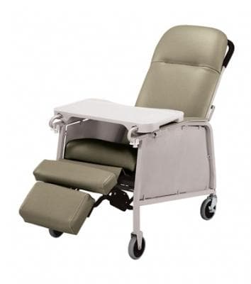 Lumex Three Position Geri Recliner -Clinical Therapy Dining Chairs - Senior.com Recliners