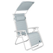 Bliss Hammocks 28" Wide Zero Gravity Chair w/ Canopy & Pillow - Senior.com Outdoor Chairs