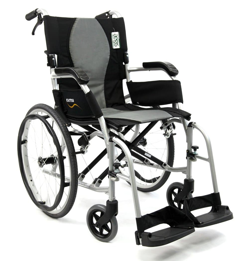 Karman Healthcare Ergo Flight Ultralight Folding Manual Wheelchair - Senior.com Wheelchairs