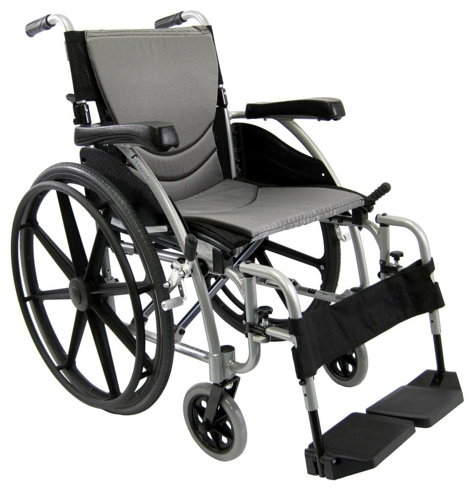 Karman S-115 Ergonomic Folding Lightweight Wheelchairs Blowout - Senior.com Wheelchairs