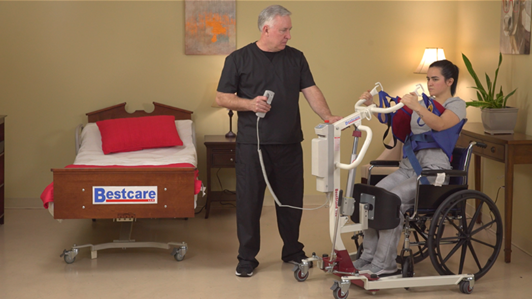 Bestcare BestStand Sit-to-Stand Bariatric Patient Lifts - Electric or Hydraulic - Senior.com Patient Lifts