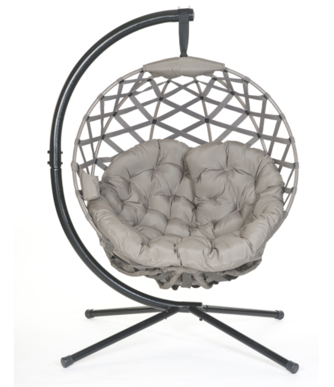 FlowerHouse Ball Hanging Indoor/Outdoor Chair W/Stand - Sand - Senior.com Hanging Chairs