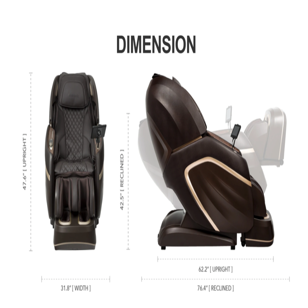 AmaMedic Hilux 4D Full Body Reclining Massage Chair with Touch Screen Display - Senior.com Massage Chairs
