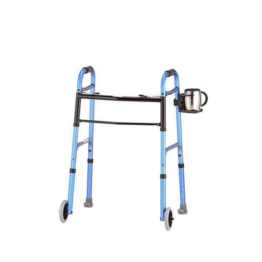 Nova Medical Universal Foldable Cup Holder for Mobility Aids - Senior.com Cup Holders