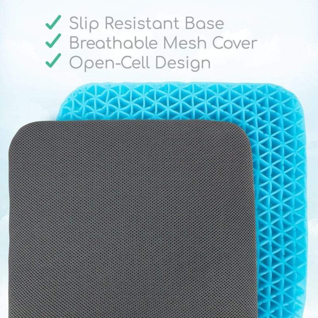 Vive Health Honeycomb Gel Seat Cushion with Removable Cover - Senior.com Cushions