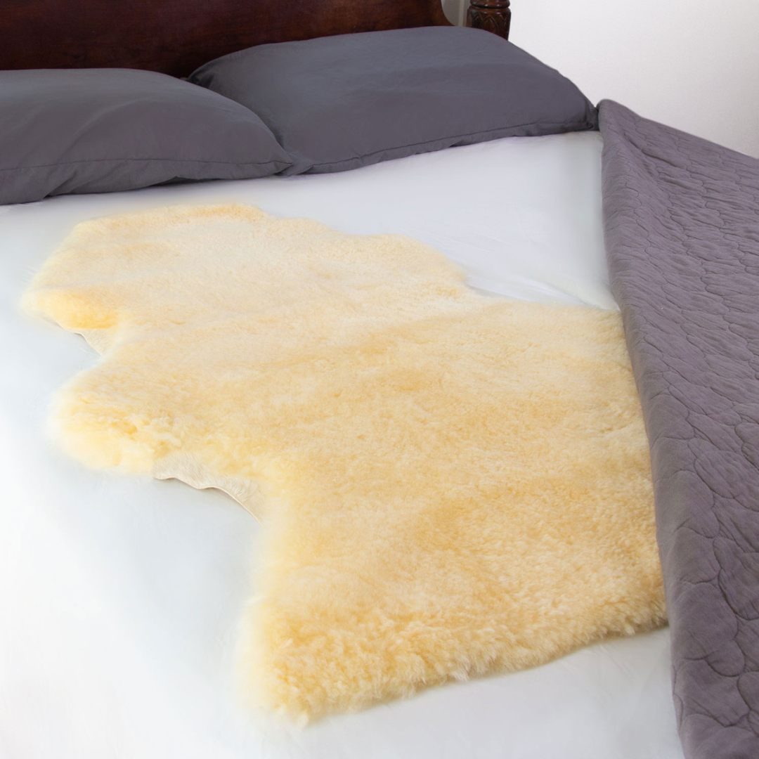 DMI® Natural Sheepskin Wool Comfort Mattress, Bed or Chair Mat - Senior.com Bed Pads