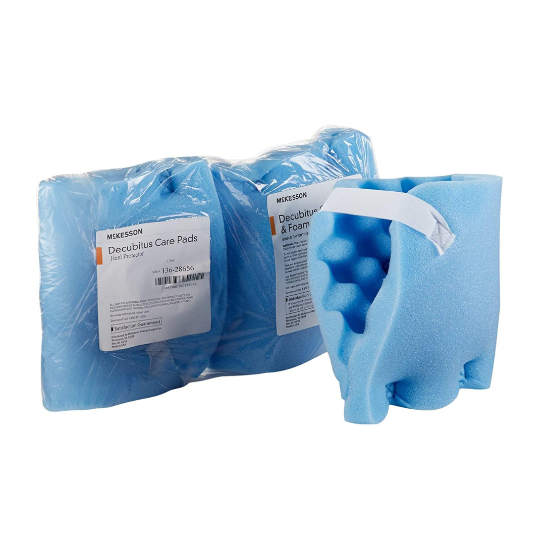 Mckesson Heel Protection Decubitus Pad Cushion - One Size Fits Most Blue - Senior.com