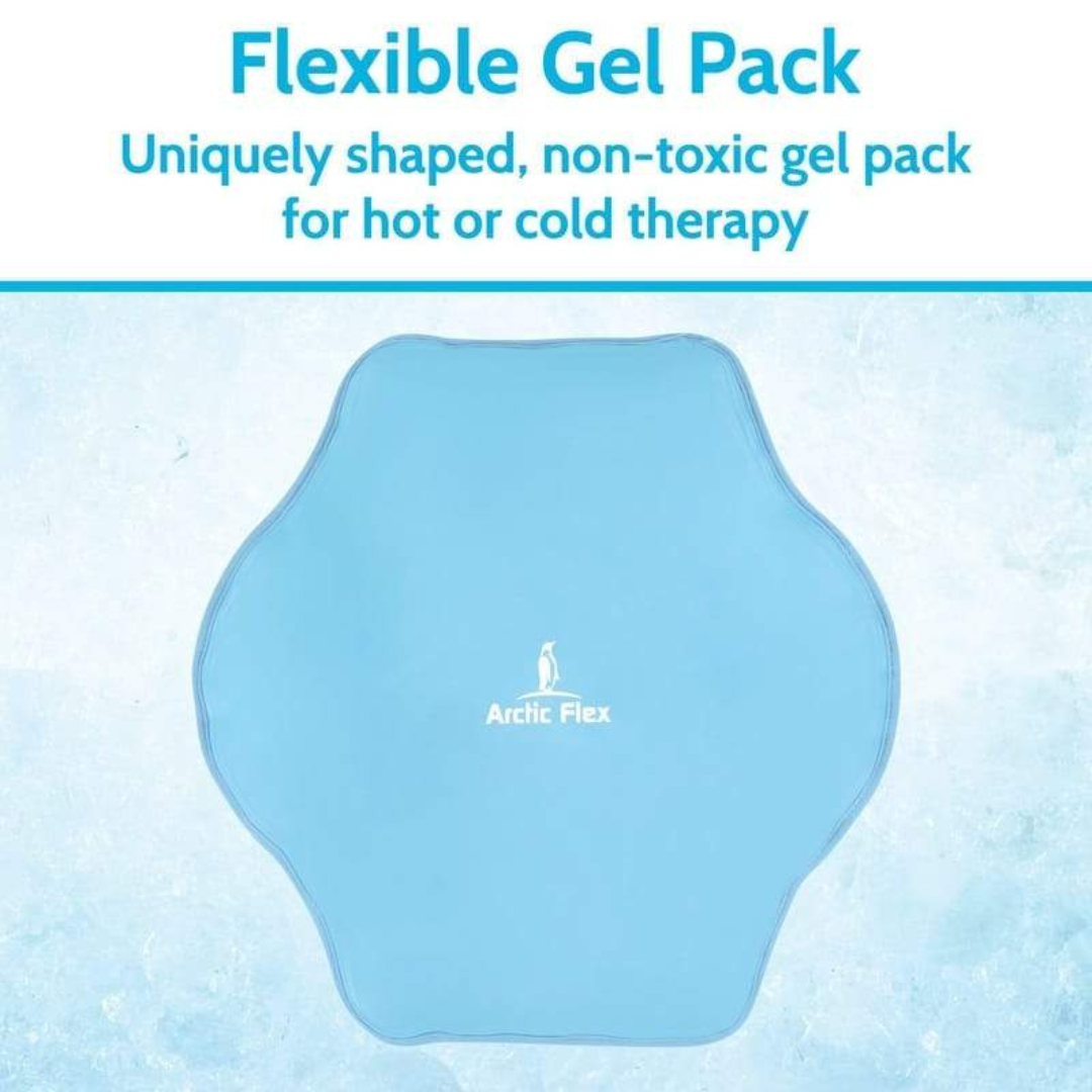Vive Health Arctic Flex Compression Shoulder Ice Wrap with Flexible Gel Pack - Senior.com Shoulder Support