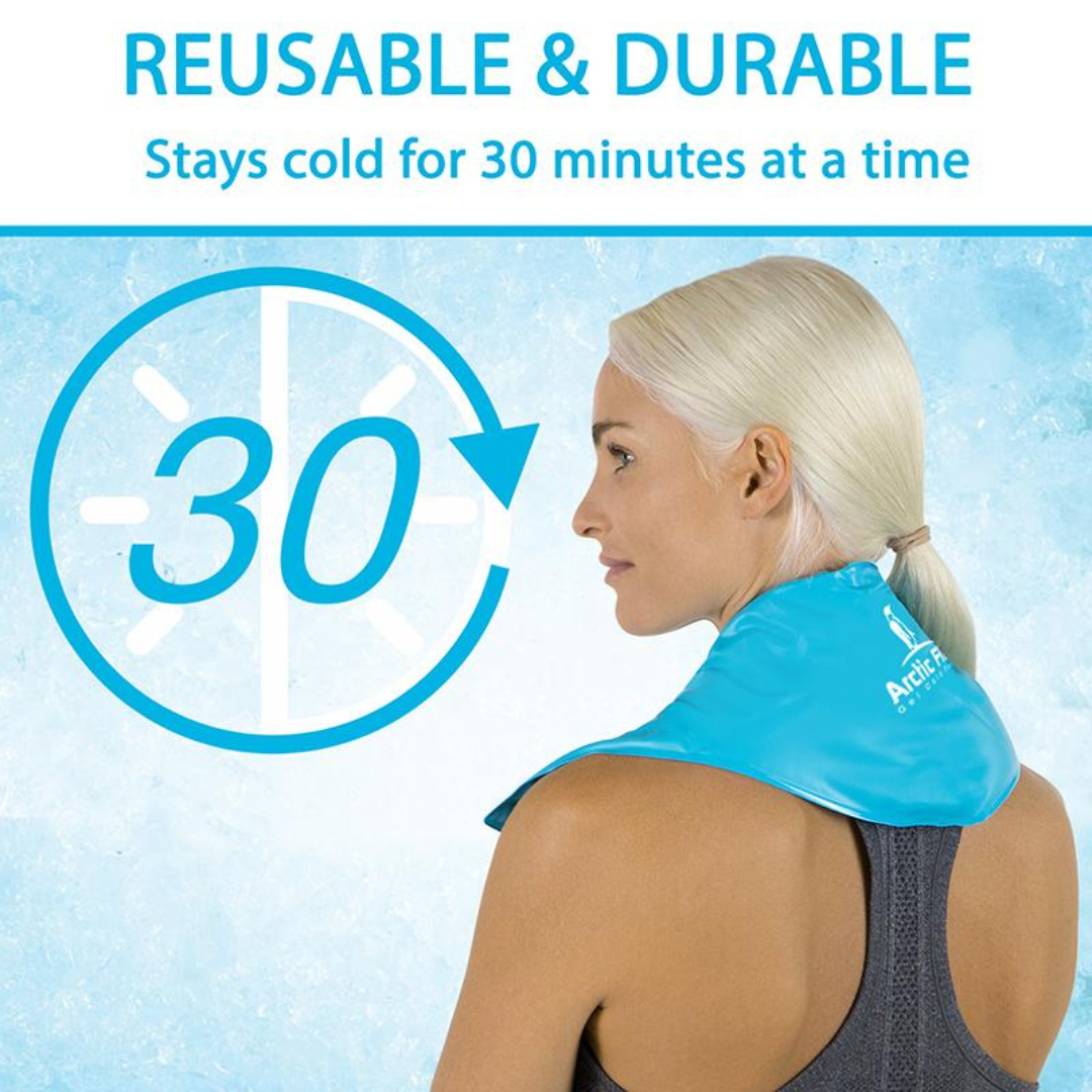 Vive Health Arctic Flex Neck Ice Wrap - Hot and Cold Therapy Wrap - Senior.com Ice Packs