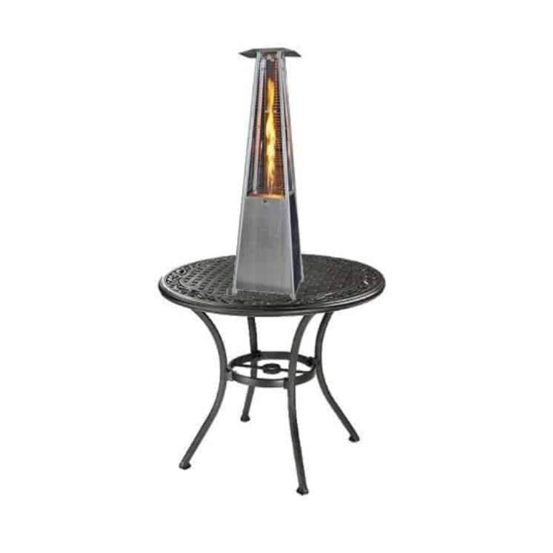 SUNHEAT Contemporary Tabletop Patio Heater with Decorative Variable Flame - Senior.com Heaters & Fireplaces
