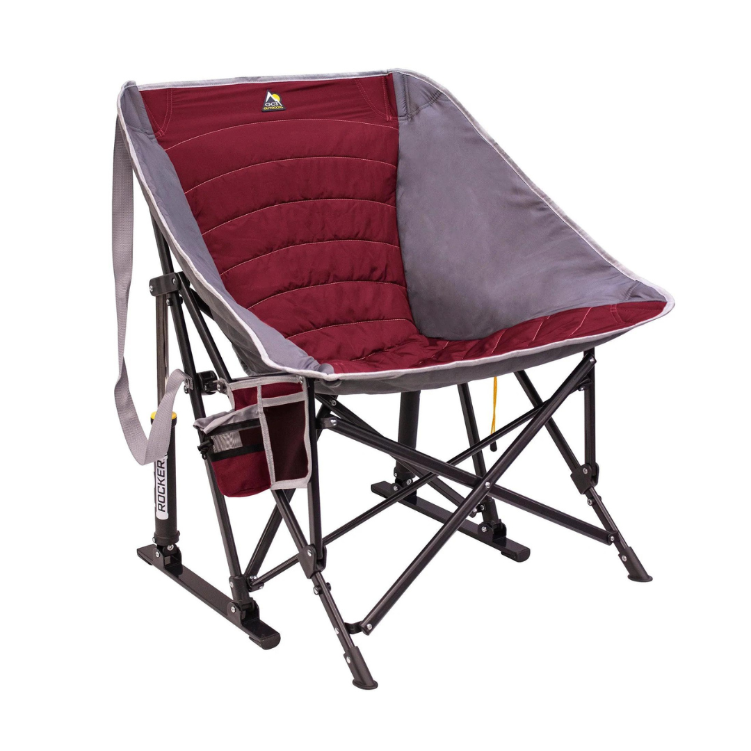 GCI Outdoor MaxRelax Pod Rocker - Folding & Padded Rocking Chair - Senior.com Rocking Chairs